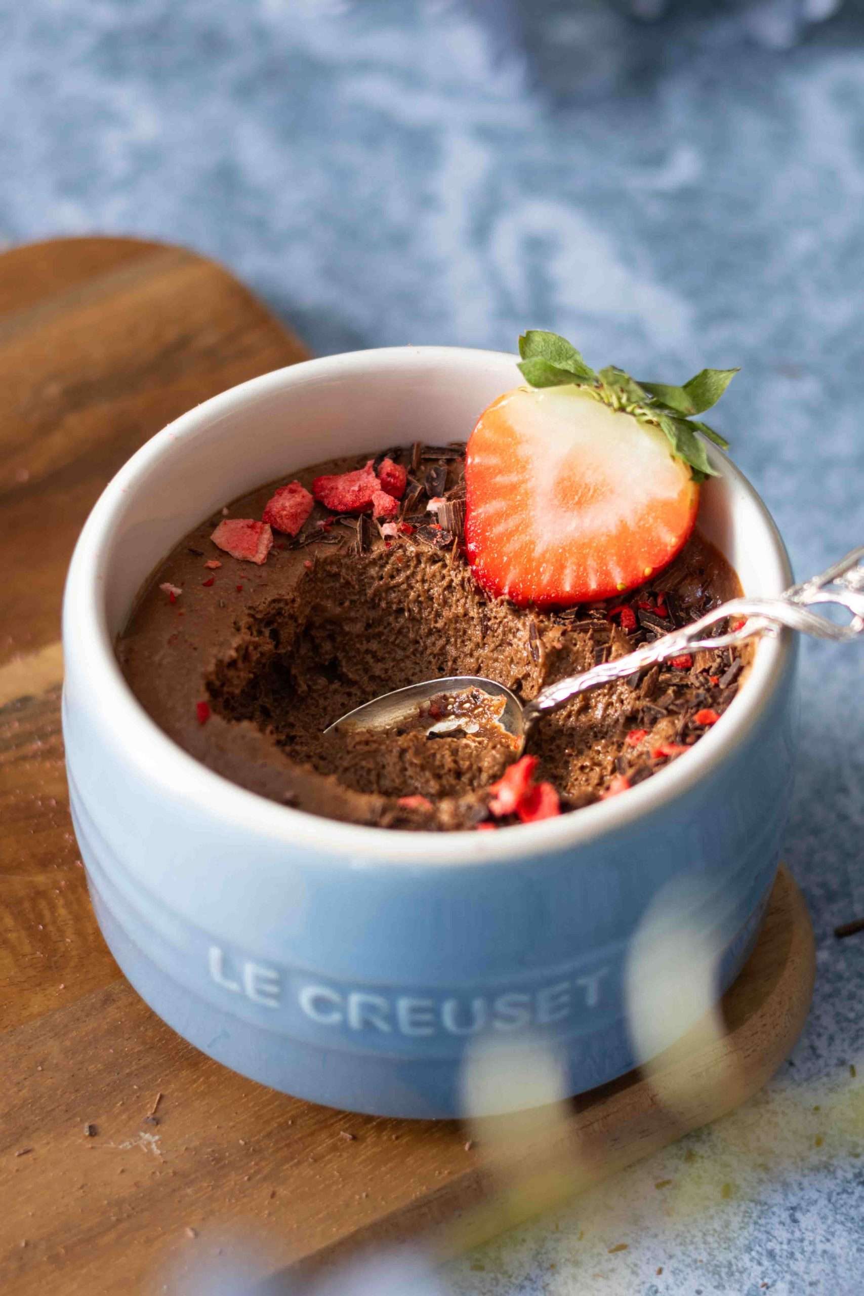 12 Easy Swiss Recipes You Can Try at Home 23 Creamy chocolate mousse in a ramekin.